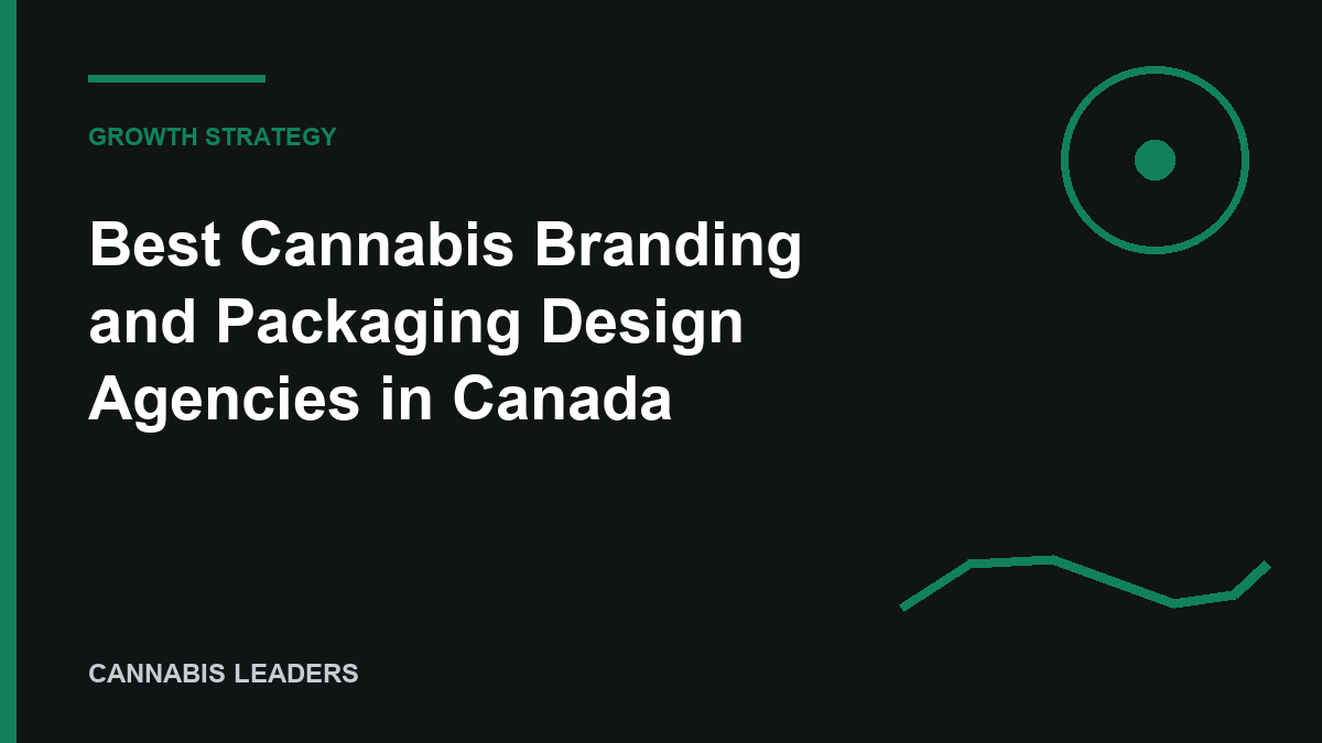Best Cannabis Branding and Packaging Design Agencies in Canada (2026) editorial cover