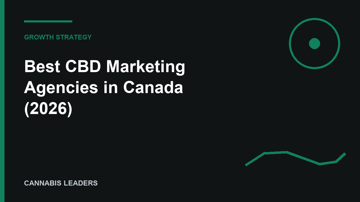 Best CBD Marketing Agencies in Canada (2026) editorial cover
