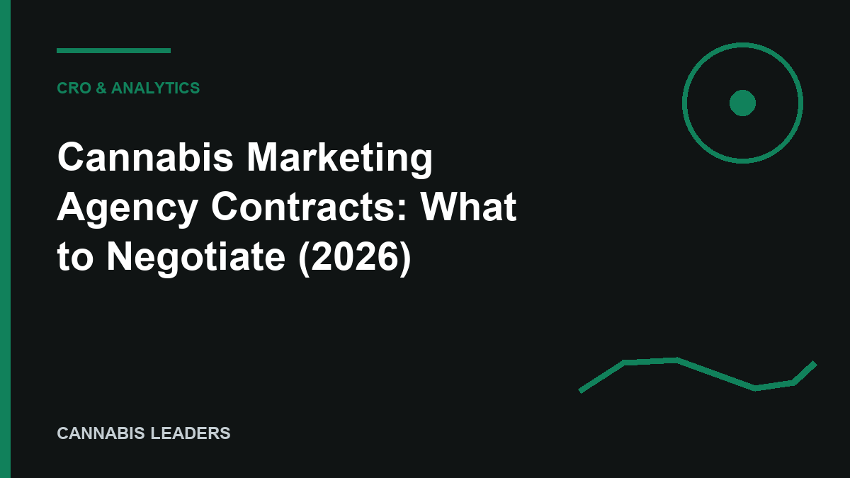 Cannabis Marketing Agency Contracts: What to Negotiate (2026) editorial cover
